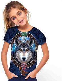 img 2 attached to 👕 Graphic Novelty TK1492 Boy's Clothing: Shirts with Print Designs - Tops, Tees & Shirts