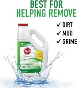 img 1 attached to 🧼 Effective Hoover Renewal Deep Cleaning Carpet Shampoo: 128oz Concentrated Cleaner Solution AH30932, White