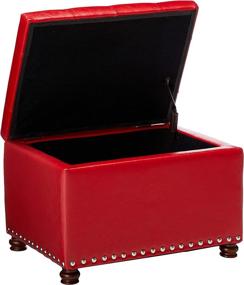 img 2 attached to Adeco FT0033 3 Accents Rectangular Footstool Furniture in Accent Furniture