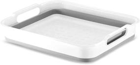 img 3 attached to 🧽 madesmart Collapsible Wash Basin - Black and White (95-18126-06)