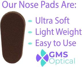 img 1 attached to ☕️ GMS Optical Soft Foam Self-Adhesive Nose Pads - 15mm, Pack of 5 (Coffee)