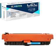 lcl remanufactured toner cartridge hp 508x cf361x cyan 9500 pages compatible with m553, m577 printer series logo