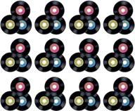 beistle 55214 36 pack plastic records logo