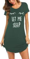 hotouch nightgowns printed sleepwear nightshirts women's clothing in lingerie, sleep & lounge logo