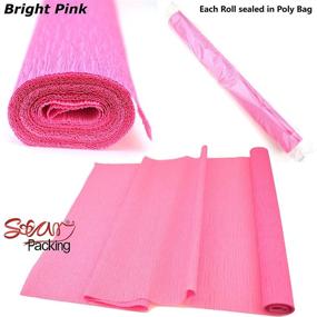 img 2 attached to 🌸 Star Packing Best Crepe Paper Roll: 42 Colors, 12.3 Square Feet, Floral Artwork Paper (6 Rolls, Shades of Bright)