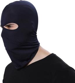 img 3 attached to 🔵 Dark Blue GANWAY Wind Cap Motorcycle Ski Masks Balaclavas for Outdoor Sports Cycling Hat