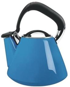 img 2 attached to OXO Good Grips Downpour Tea Kettle, Blue - Efficient & Stylish Brewing