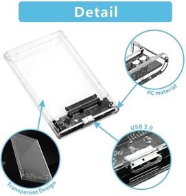 img 2 attached to External Enclosure Transparent Portable Adapter