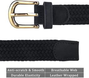 img 1 attached to Stylish Women's Elastic Skinny Belts: A Must-Have Accessory for Ladies