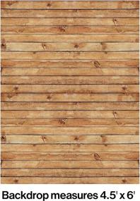 img 1 attached to 📸 Captivating Wood Grain Photo Backdrop by Creative Converting: One Sized Masterpiece for Memorable Moments
