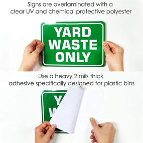 img 2 attached to 🔄 Recycle Stickers - Adhesive Outdoor Decals for Recycling