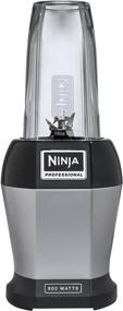 img 4 attached to Ninja Nutri Pro Compact Personal Blender with 18 Oz. and 24 Oz. Portable Cups, Black/Silver Finish