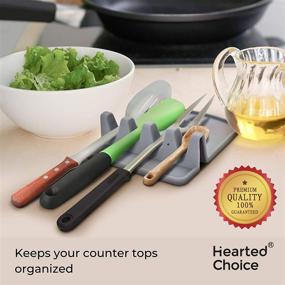 img 1 attached to 🔥 Silicone Utensil Set: Versatile, Heat Resistant, and Durable