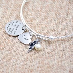 img 3 attached to 👼 Daddy's Memorial Necklace: From His Angel to Mine - A Tribute to a Beloved Father