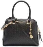 calvin klein marybelle around satchel women's handbags & wallets logo