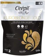 cirepil euroblonde gold wax refill bag – 28.22oz./800g: premium quality and efficient hair removal solution logo