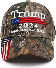 img 4 attached to 🧢 Engmoo Trump 2024 Hat - Keep America Great and Reclaim Our Nation - USA Flag Embroidery - Adjustable Baseball Cap