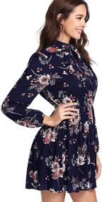 img 2 attached to Floerns Womens Flower Sleeve Multicolor Women's Clothing for Dresses