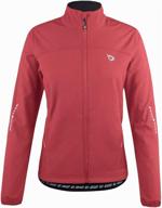 bundled in style: baleaf women's windproof thermal softshell cycling running winter jacket logo