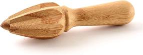 img 4 attached to 🎋 Bamboo Citrus Reamer by Norpro - A Neutral Beige Option