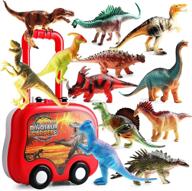 shopperals dinosaur luggage detailed dinosaurs logo