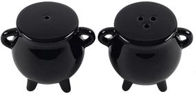 img 2 attached to 🥡 Cauldron Cruet Salt and Pepper Set: Enhance Your Culinary Experience with Seasoning Simplicity (24/48)