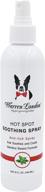 relieve your dog's hot spots with warren london soothing spray - cooling anti itch relief with menthol - made in usa - 8oz logo