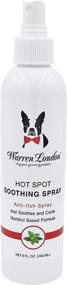 img 2 attached to Relieve Your Dog's Hot Spots with Warren London Soothing Spray - Cooling Anti Itch Relief with Menthol - Made in USA - 8oz