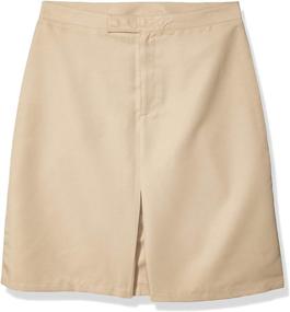 img 4 attached to French Toast Womens Girls Pleat Girls' Clothing for Skirts & Skorts