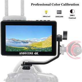 img 3 attached to 📸 ANDYCINE A6 Pro Camera Field Monitor: Enhance Filmmaking with 5.5 Inch Touch Screen, FHD, 3D LUT, 4K HDMI I/O - Compatible with Hollyland Mars, LED Light, Video Converter (F970 External Kit)