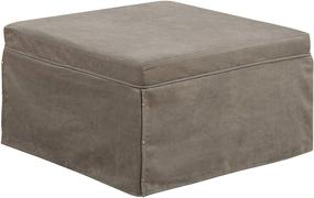 img 4 attached to 🛌 Convenience Concepts Designs4Comfort Folding Bed Ottoman: Space-Saving Taupe Ottoman Bed for Ultimate Convenience