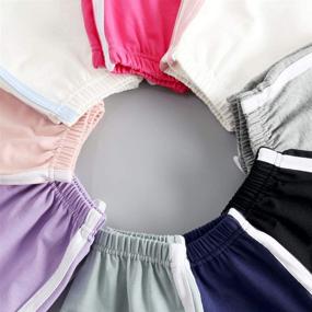 img 1 attached to Taitaibaby Shorts: Stylish and Comfortable 🩳 Clothing for Toddler Girls' Summer Running Activities