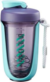 img 4 attached to Protein Shake Shaker Bottle | Pre Workout Cup | Protein Powder Milkshake Cup | Sports Fitness Water Cup | Mixes Protein Shaker Bottle, 20-Ounce (Green)