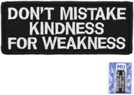 munan patch kindness weakness embroidery logo