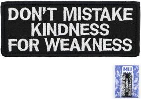 img 4 attached to MUNAN Patch Kindness Weakness Embroidery