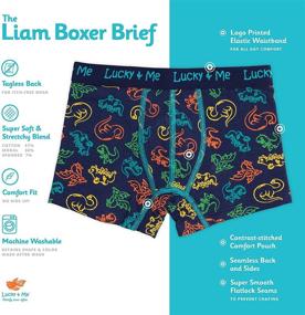 img 3 attached to 🏖️ Comfortable and Cute: Lucky Me Children's SeaShore Boys' Underwear