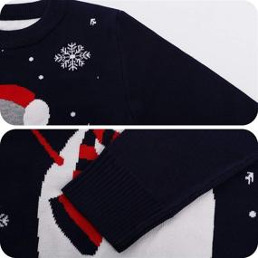 img 2 attached to Yinbwol Christmas Pullover Reindeer Sweatshirts Boys' Clothing in Sweaters