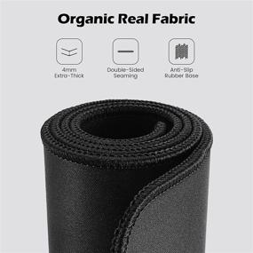 img 1 attached to SIMEEGO Gaming Mouse Pad XL - Waterproof Extended Mouse Mat, Non-Slip Rubber Base Keyboard Desk Pad - Large Thick Mouse Mat for Gamers, Office & Home - 31.5×11.8 in