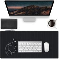 simeego gaming mouse pad xl - waterproof extended mouse mat, non-slip rubber base keyboard desk pad - large thick mouse mat for gamers, office & home - 31.5×11.8 in логотип
