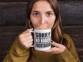 img 2 attached to 🎁 Discover Hilarious Gift Ideas - Humorous Coffee Mug, Apologies No Hablo Fuctardo Cup, Unique Novelty Coffee Mugs for Him, Funny Coffee Mugs for Her, Awesome & Witty Tea Cup (Ftardo White)