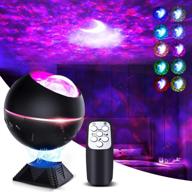 🌌 galaxy projector star projector: 360 pro moon ceiling, ocean wave, remote control timer, night light for adults kids bedroom room decor gifts логотип