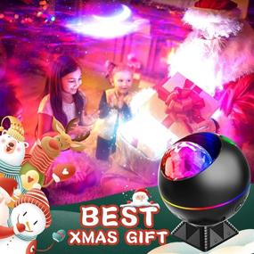 img 3 attached to 🌌 Galaxy Projector Star Projector: 360 Pro Moon Ceiling, Ocean Wave, Remote Control Timer, Night Light for Adults Kids Bedroom Room Decor Gifts