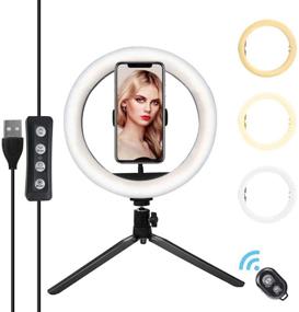 img 4 attached to 📸 Enhance Your Content Creation with the 10" LED Ring Light: Perfect for YouTube, Tiktok, Makeup & More!