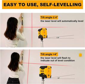 img 1 attached to 📏 HLL156508 - Self-Leveling Construction Horizontal Cross Line