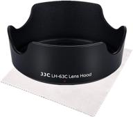 📸 optimized reversible lens hood shade protector for canon ef-s 18-55mm f3.5-5.6 is stm &amp; ef-s 18-55mm f4-5.6 is stm lens on canon rebel t8i t7i t6i t5i sl3 sl2 eos 90d 80d 77d 70d 850d 800d - compatible replacement for canon ew-63c logo