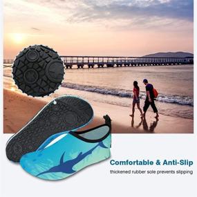 img 2 attached to 🌊 JOTO Water Shoes: Quick-Dry Aqua Socks for Snorkeling, Surfing, Kayaking, Beach Walking, Yoga - Ideal for Women, Men, Kids