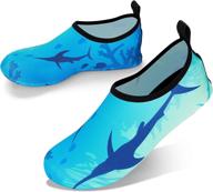 🌊 joto water shoes: quick-dry aqua socks for snorkeling, surfing, kayaking, beach walking, yoga - ideal for women, men, kids logo