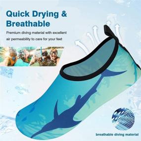 img 3 attached to 🌊 JOTO Water Shoes: Quick-Dry Aqua Socks for Snorkeling, Surfing, Kayaking, Beach Walking, Yoga - Ideal for Women, Men, Kids