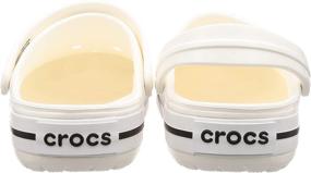 img 2 attached to Crocs Unisex Crocband White Women Men's Shoes in Mules & Clogs