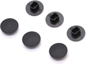 img 3 attached to 🎮 Pomeat 6 Pack Black Analog Joystick Stick Cap Cover Button for Sony PSP 1000: Enhanced Gaming Control!